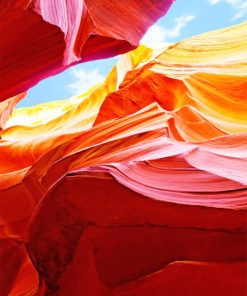 Antelope Canyon in Arizona paint by numbers