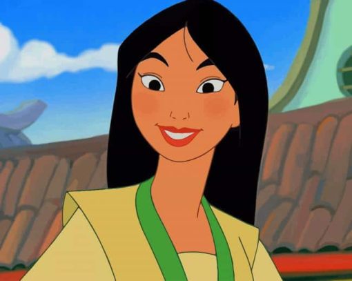 Beautiful Mulan paint by numbers