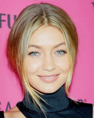 Beautiful gigi hadid paint by numbers