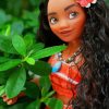 Beautiful Moana paint by numbers