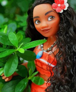 Beautiful Moana paint by numbers