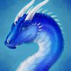 Blue Dragon paint by numbers