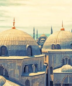 Blue Mosque Hagia Sophia In Istanbul painting by numbers