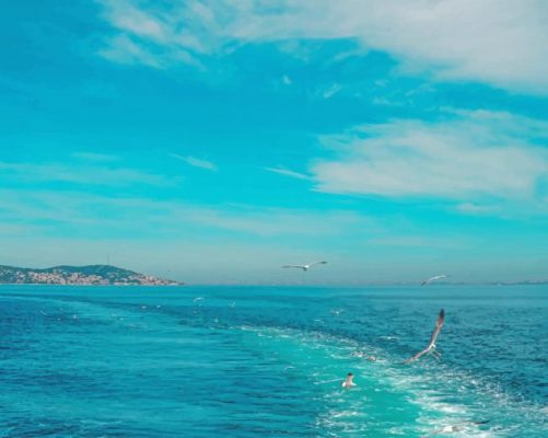 Blue Sea paint by numbers