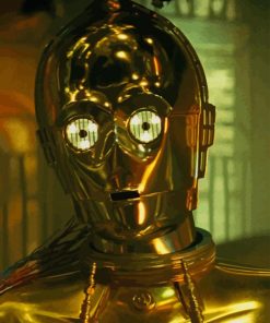 C-3PO Star Wars paint by numbers