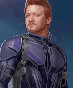 Clint Barton Fictional Superhero paint by numbers