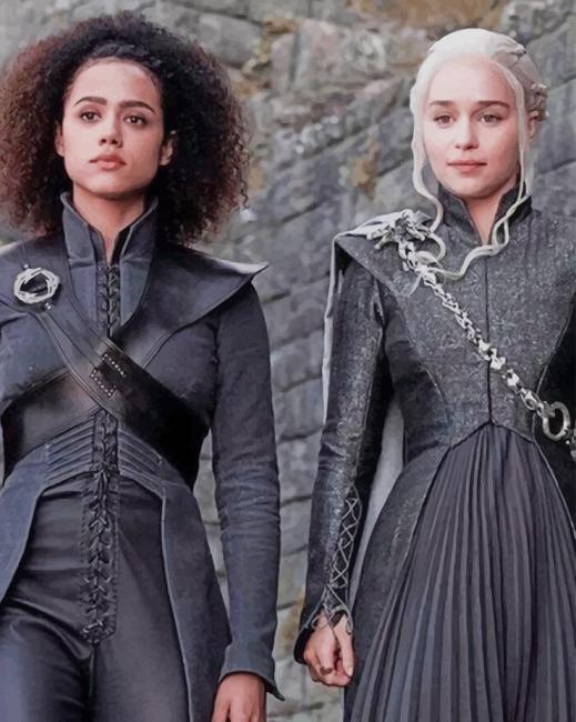 Daenerys Missandei paint by numbers