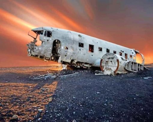 Damage Plane paint by numbers