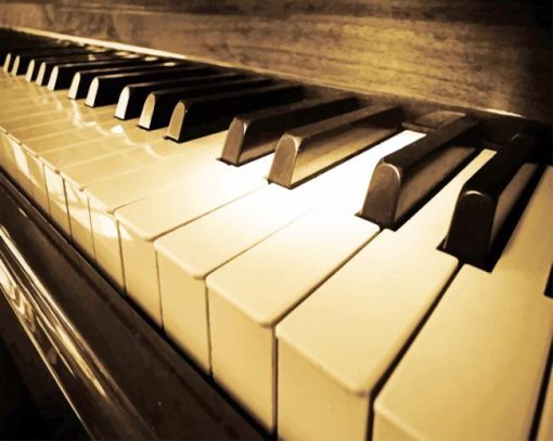 dark picture piano paint by numbers