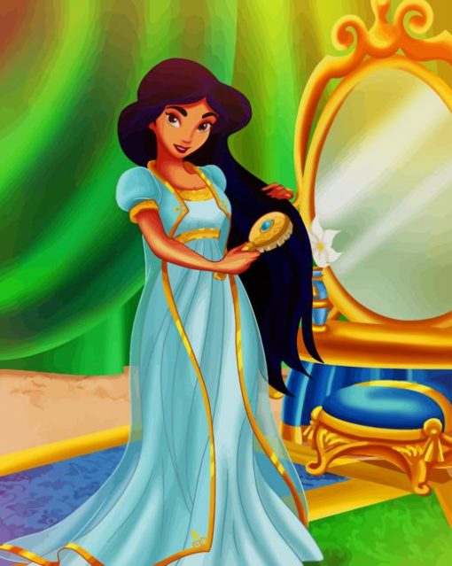 Disney Jasmine paint by numbers