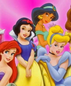 Disney Princesses paint by number