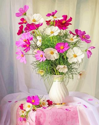 Flowers In Vase paint by numbers