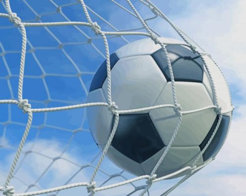 Football Closeup Ball paint by number