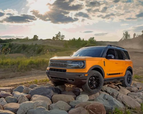 Ford Bronco Sport paint by number