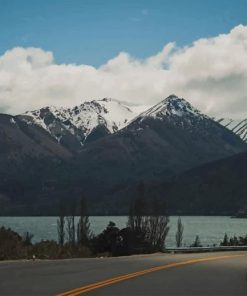 Frozen Mountains paint by number