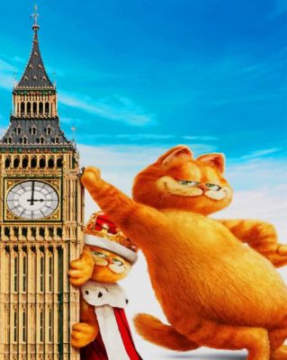 Garfield Cat paint by numbers