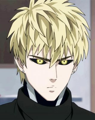 Genos One Punch Man paint by numbers