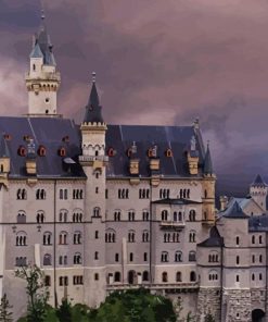 Germany Neuschwanstein Castle paint by number