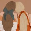 Girls Friendships paint by numbers
