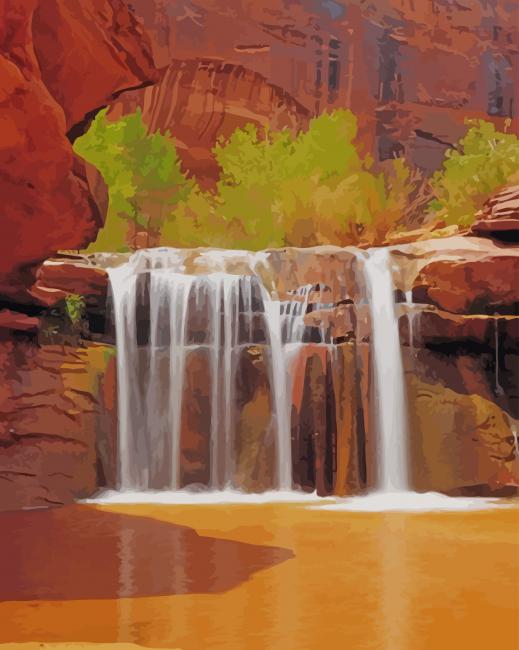 Glen Canyon National Recreation Area paint by numbers