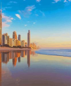 Gold Coast Australia paint by number