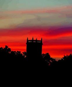 Gothic sunset paint by numbers