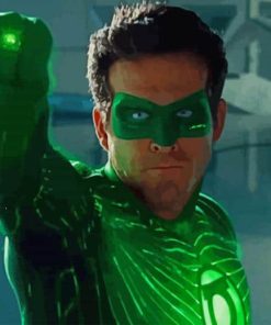 Green Lantern paint by numbers