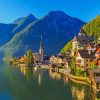 Hallstatt Austria paint by number