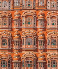 Hawa Mahal Palace India paint by numbers