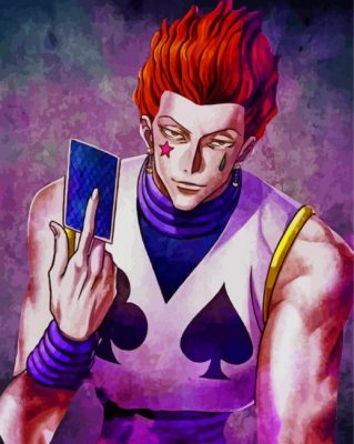 Hisoka Manga Anime paint by numbers