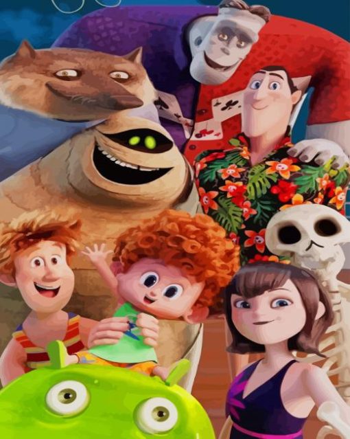 Hotel Transylvania paint by numbers
