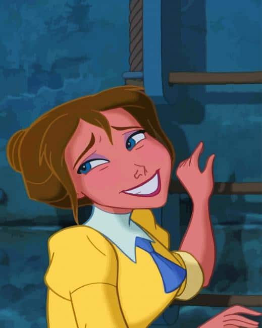 Jane Porter Tarzan paint by numbers
