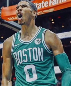 Jayson Tatum NBA paint by numbers