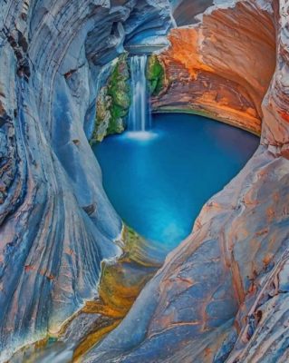 Karijini National Park paint by numbers