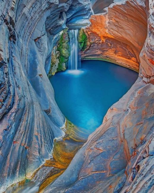 Karijini National Park paint by numbers