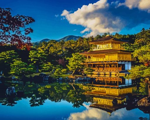 Kyoto Prefecture Japan paint by number