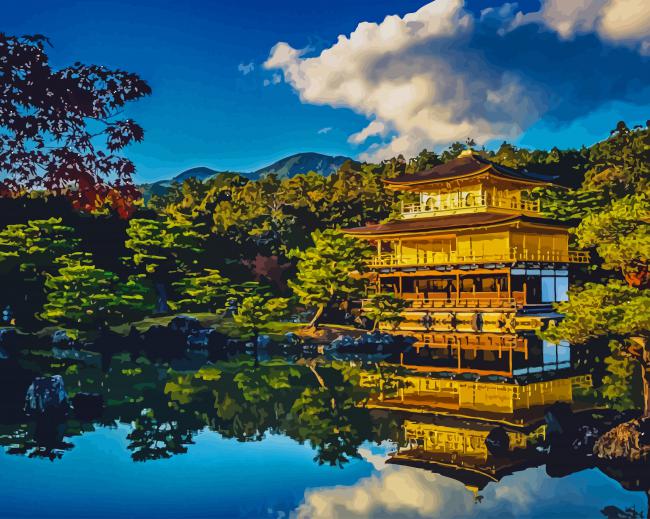 Kyoto Prefecture Japan paint by number