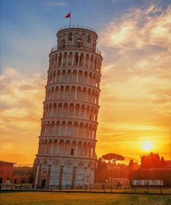 Leaning Tower Of Pisa Italie paint by numbers