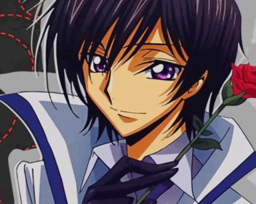 Lelouch Lamperouge paint by numbers