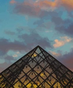 Louvre Museum Paris paint by numbers