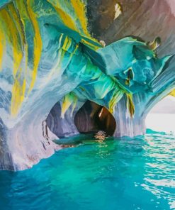 Marble Caves paint by numbers