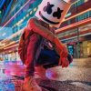 Marshmellow paint by number