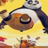 Master Shifu and Po paint by numbers