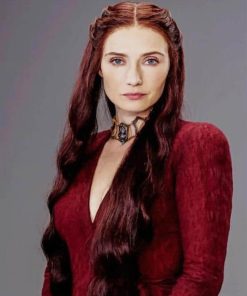 Melisandre Game of Thrones paint by numbers