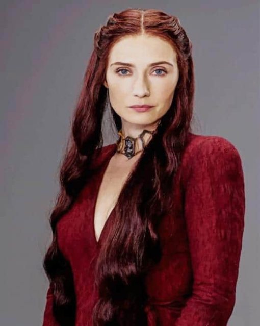 Melisandre Game of Thrones paint by numbers