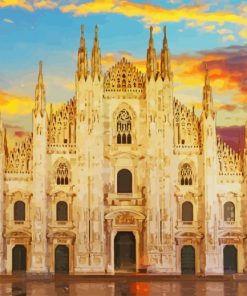 Milan Cathedral paint by numbers