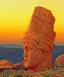 Mount Nemrut Turkey paint by numbers