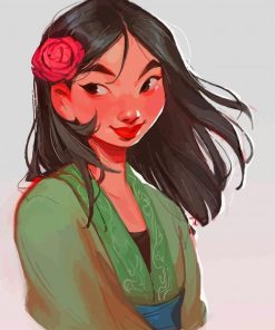 Mulan Art paint by number