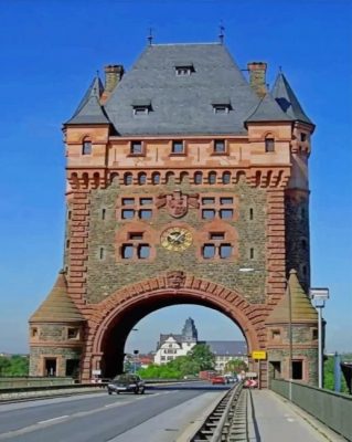 Nibelungenturm Germany paint by numbers