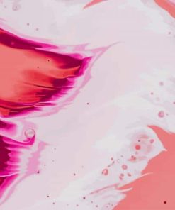 Pink Splash Art paint by numbers